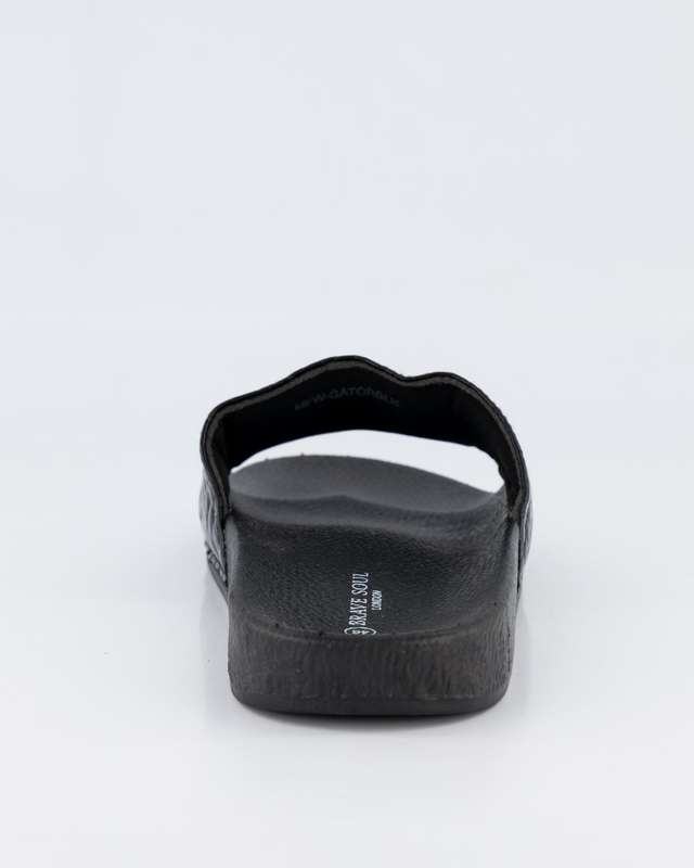 Brave Soul Pool Sliders - Black Croc (10)