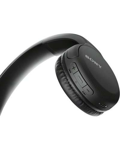 Sony WH-CH510 Wireless On-Ear Headphones with NFC (Bluetooth)(Black)