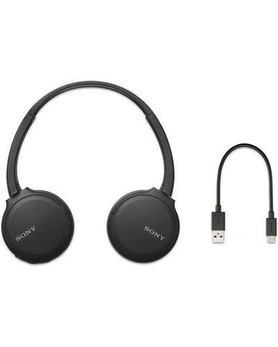 Sony WH-CH510 Wireless On-Ear Headphones with NFC (Bluetooth)(Black)