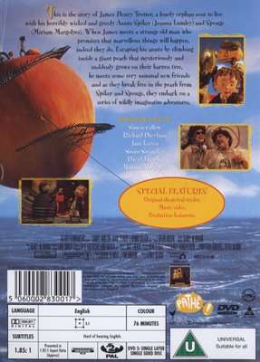 James And The Giant Peach (DVD)