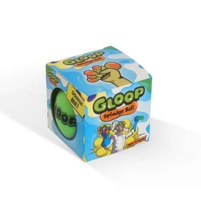 Gloop Splodge Ball (Green To Orange) (80mm)