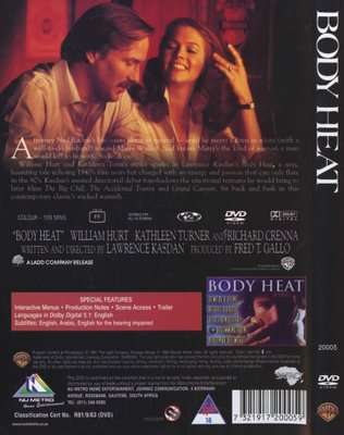 Body Heat - (1981) (DVD)