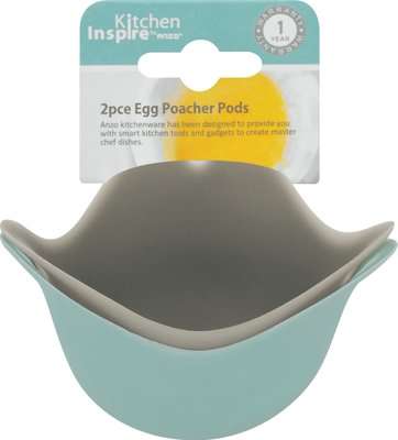 Kitchen Inspire 2 Piece Egg Poacher Pods