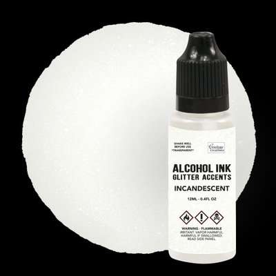 Couture Creations Alcohol Ink - Glitter Accents - Incandescent (12ml)