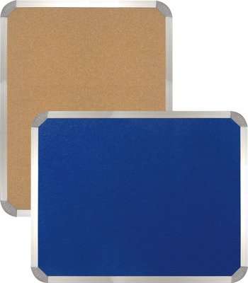 Parrot Felt Info Board with Aluminium Frame (1200mm x 1200mm)(Red)
