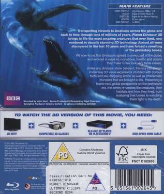 Planet Dinosaur  - 3D (Blu-ray disc)
