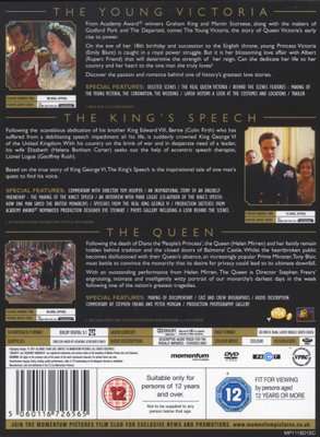 The Royal Box - The Young Victoria / The King's Speech / The Queen (DVD, Boxed set)