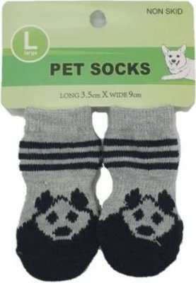 4APet Large Non-Skid Pet Socks - Boy (Assorted Designs - Supplied May Vary)