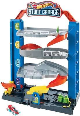 Hot Wheels City Stunt Garage Play Set