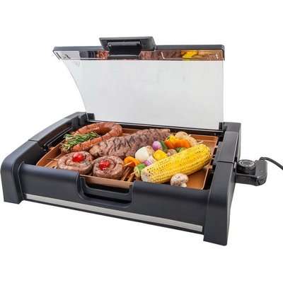 Milex CopperFusion Glass Lid Grill