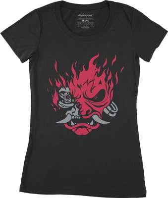 Cyberpunk 2077 Samurai Logo Womens T-Shirt (Black)
