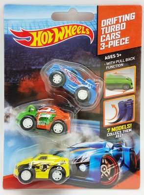 Hot Wheels Drifting Cars (3 Piece | Supplied May Vary)