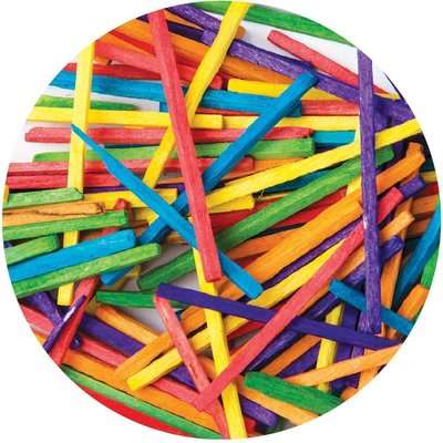 Dala Craft Match Sticks (50g)(Pack of 500)(Assorted Colours)
