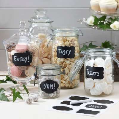 Vintage Affair - Chalk Sticker Labels  (Pack of 12)