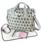 Caboodle CB2B Fun and Funky Baby Bag (Silver Star Design)