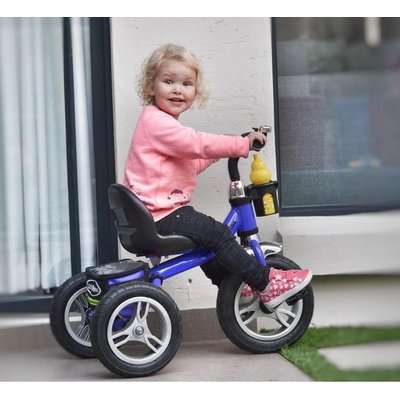 Little Bambino Tricycle with High Chair and Storage Bag - White