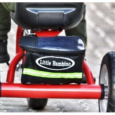 Little Bambino Tricycle with High Chair and Storage Bag - White