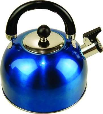 Leisure Quip Whistling Kettle with Foldable Handle (2.5L)(Silver)