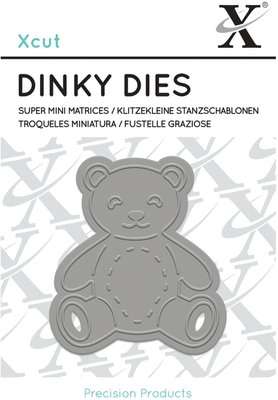 Xcut Dinky Dies Teddy Bear (40mmx40mm)