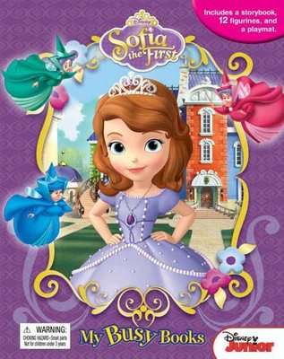 Disney Sofia The First: My Busy Books (Storybook, 12 Figurines & Playmat) (Board book)