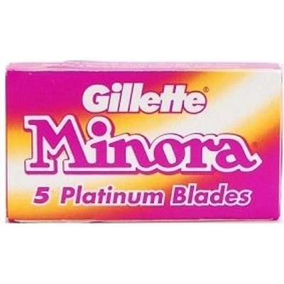 Gillette Minora Platinum Double-Edge Razor Blades (5 Pack)