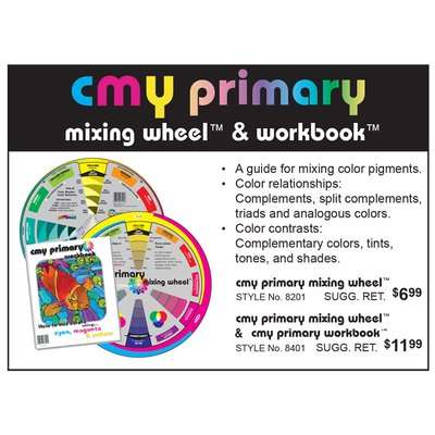 Color Wheel Company CMY Primary Mixing Wheel
