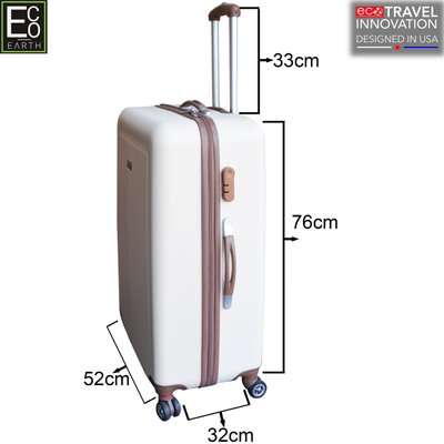 ECO Monaco American Aviator Suitcase (76cm)