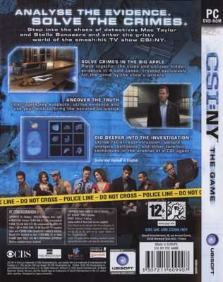 CSI: New York - The Game (PC, DVD-ROM)