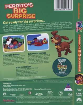 Dora The Explorer - Perritos Big Surprise (DVD)