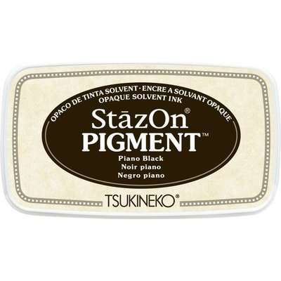 Tsukineko StazOn Pigment Ink Pad - Piano Black