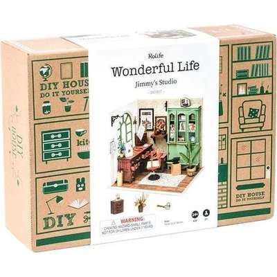 Robotime DIY Wooden Model House Kit - Jimmy's Studio