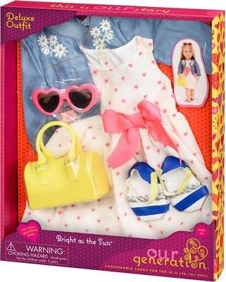 Our Generation Deluxe Dress Outfit - Bright As The Sun