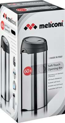 Meliconi Soft Touch Bin (60L)(Black) - Black