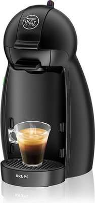 Nescafe Dolce Gusto Piccolo Manual Capsule Coffee Machine (Piano Black)
