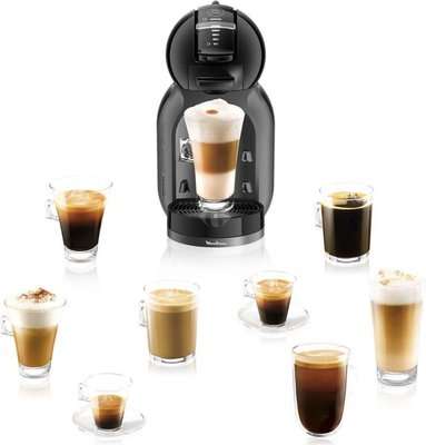 Nescafe Dolce Gusto Piccolo Manual Capsule Coffee Machine (Piano Black)