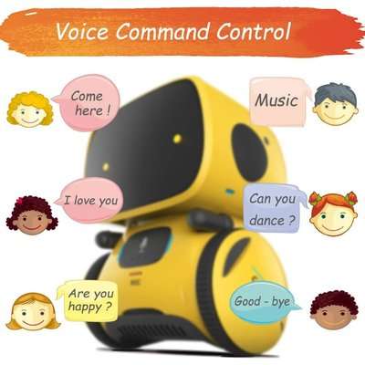 Homemark Smart Voice Controlled Robot (Yellow)