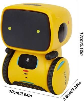 Homemark Smart Voice Controlled Robot (Yellow)