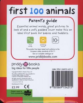Animals - First 100 Soft To Touch (Board book)