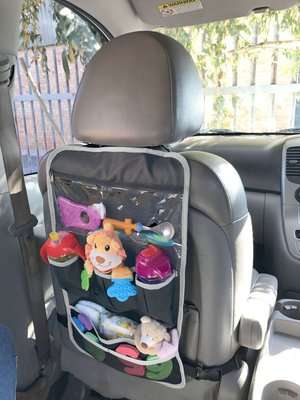 Snuggletime Car Backseat Organiser (Supplied Colour May Vary)