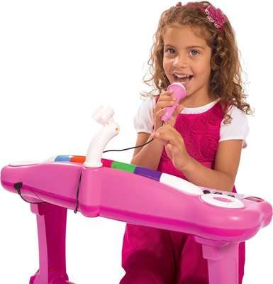 My Music World Girls Keyboard with Stand