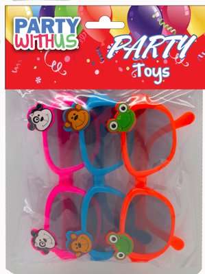 Party Favour Animal Sunglasses (2 Pack)