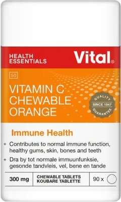 Vital Vitamin C Chewable Orange (90 Tablets)