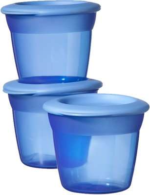 Tommee Tippee - Essentials Food Pots & Lids (3 Pack | Supplied Colour May Vary)