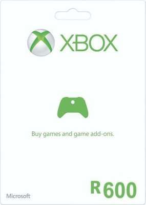 Microsoft Xbox Live Gift Card (R600) (XBox One)