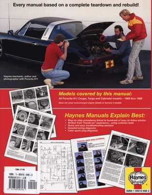 Porsche 911, 1965-89 Coupe, Targa and Cabriolet  - Automotive Repair Manual (Paperback, Revised edit