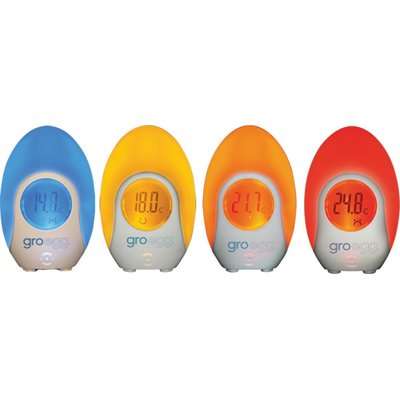 Gro Groegg 2 Room Thermometer and Nightlight