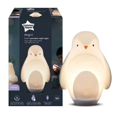 Tommee Tippee 491008 2-in-1 Penguin Night Light