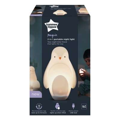 Tommee Tippee 491008 2-in-1 Penguin Night Light