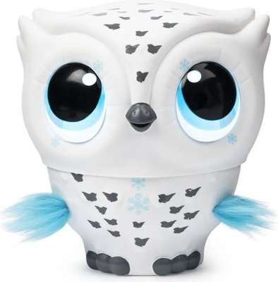 Owleez Interactive Baby Owl (White)