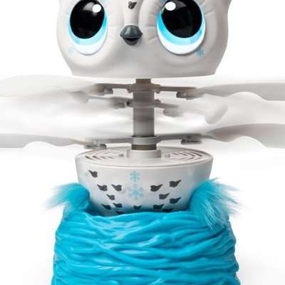 Owleez Interactive Baby Owl (White)